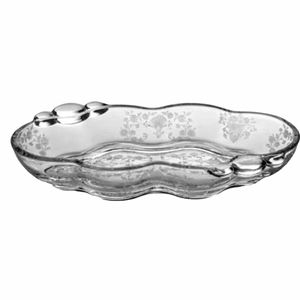Vintage Duncan and Miller RARE Celery/Candy Dish First Love Etched Glass 1930's